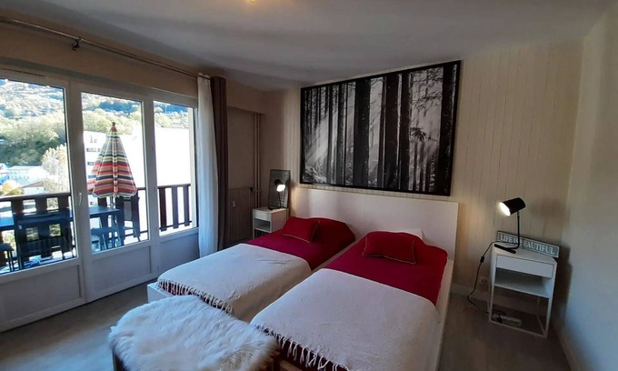 Brides-les-Bains Apartamento | Residence Villa Louise - Studio for 2 People
