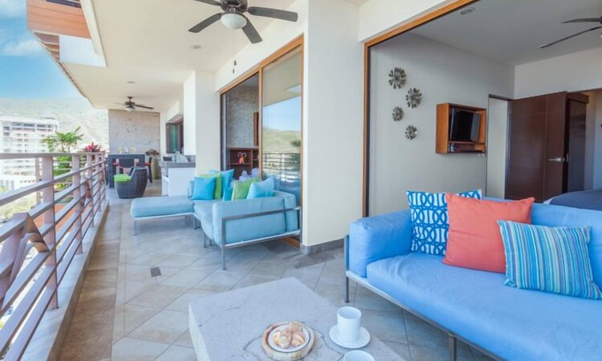 Emiliano Zapata Condominio | Residences by Pinnacle Unit 501 3BD Condo for rent in Old Town, Puerto vallarta