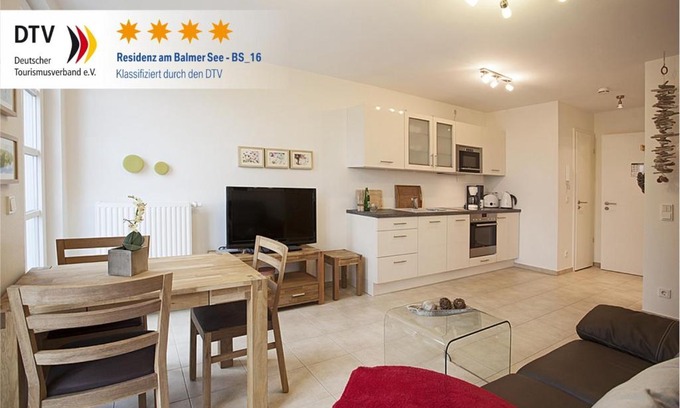 Balm Apartamento | Residenz am Balmer See - BS 16 mit Wellnessbereich