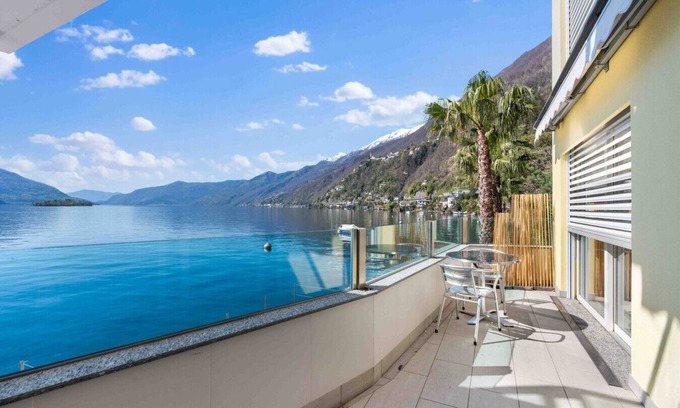 Ronco sopra Ascona Apartamento | Encantador y moderno apartamento de 3,5 habitaciones (90m2) en la residencia Acapulco en Puerto