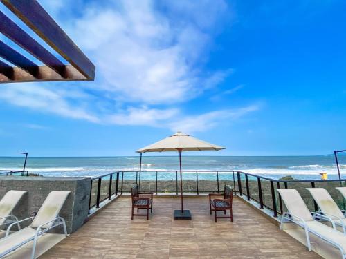 Barra Velha Apartamento | Resort em Barra velha, pé na areia e vista mar