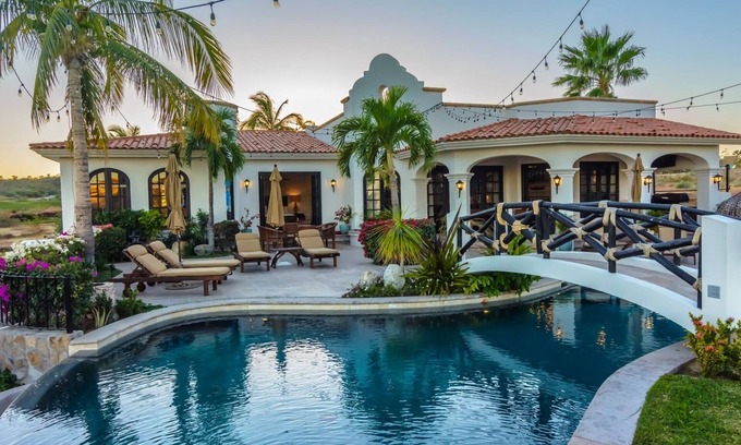 San José del Cabo Villa | Vida en el complejo! Villa con vista al mar en el campo de golf