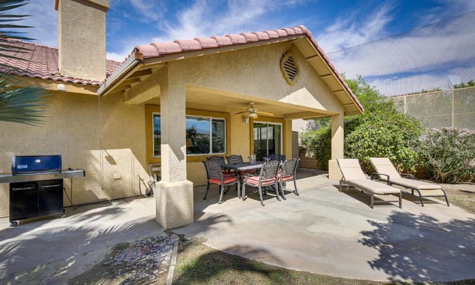 Indio Casa | Resort Perks, Patio and Gas Grill Indio Retreat!