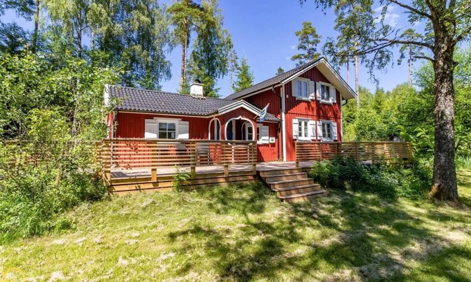 Svenljunga Municipality Casa | Revesjö - House with fantastic lake view. Secluded location!