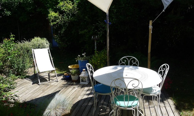 La Baule-Escoublac Condominio | Rez de Maison Avec Jardin Arboré Privatif à 1 km de la Plage