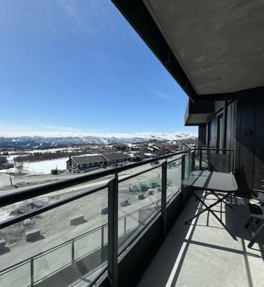 Beitostolen Apartamento | Riddertunets utsikt til Mugnetind