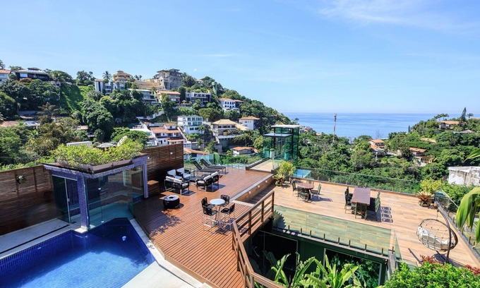 Joatinga Casa | Rio052 - Hermosa villa con vista espectacular al mar en Joá
