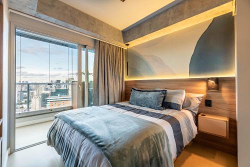 Butanta Apartamento | River One completo e moderno - Vista Panorâmica, Metrô 500m e Faria Lima 7min - Piscina, Estacionamento - Okaeri Home