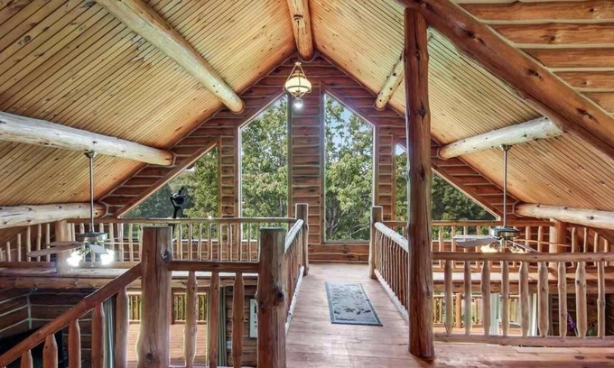 South Boardman Casa | Riverfront Beach Lodge Home in the Heart of Snowmobile Trails