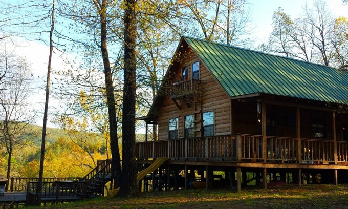 Caddo Gap Cabina | Hideaway-Caddo Gap cabina de la orilla del río