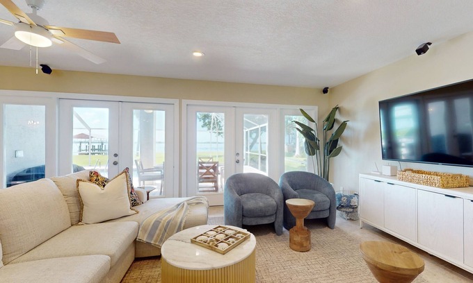 Charlotte Harbor Casa | Riverfront House with pool, panoramic views, and covered balcony