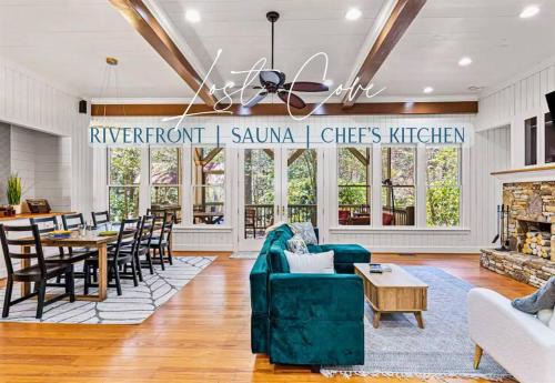 Cashiers Casa | Riverfront Retreat: Sauna, Private Forest, 6 Falls