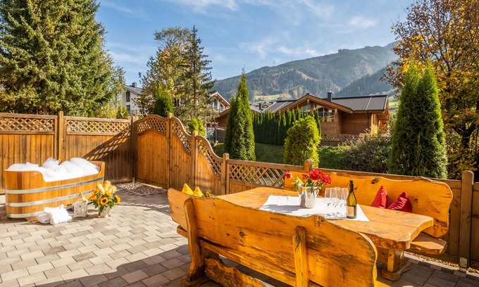 Kaprun Chalet De Esquí | Riverside chalet with sauna and terrace in Kaprun