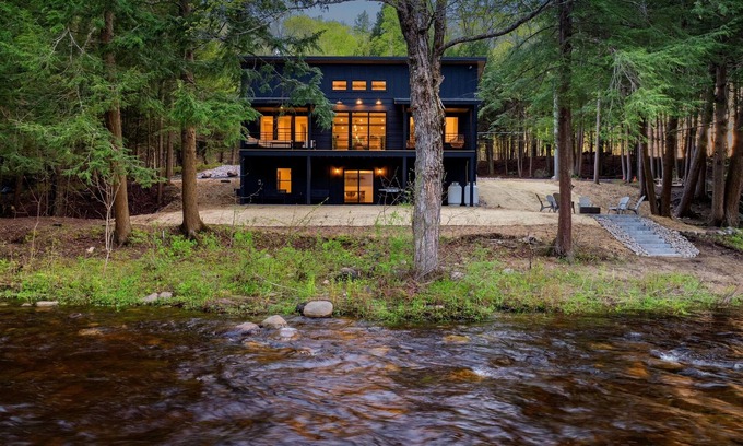 Boonville Casa | Riverside Lodge, a Modern Adirondack Getaway