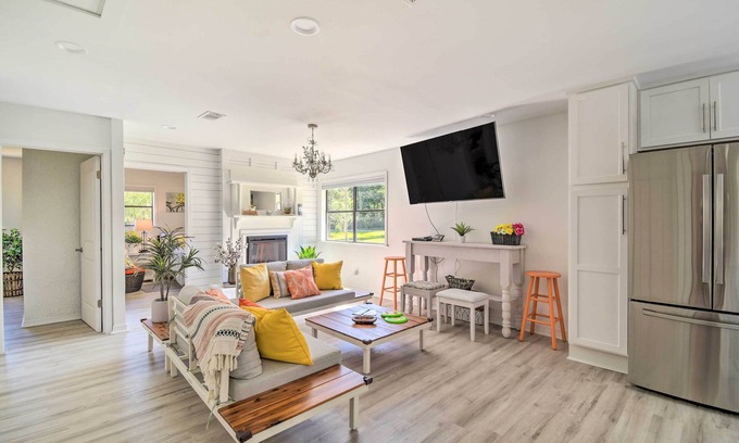 Foley Cabaña | Riverside New Magnolia Springs Home w/ Dock, Beach