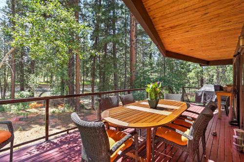 Winthrop Casa | Riverside Winthrop Chalet with Hot Tub and 2 Decks!