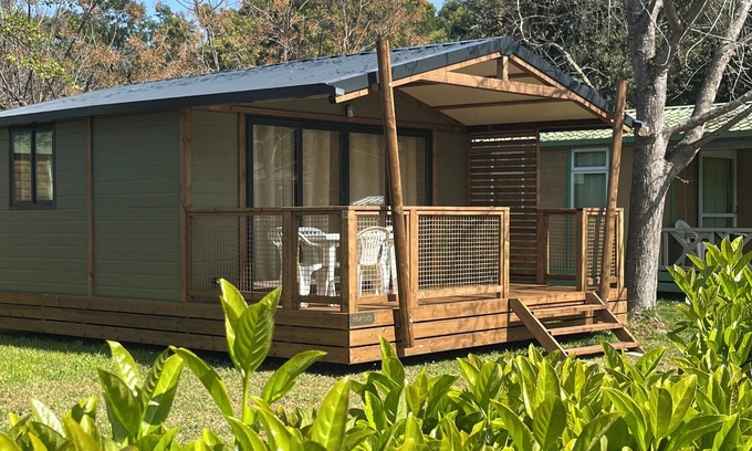 Sorbo-Ocagnano Chalet De Esquí | Riveu corse in a quiet park 600 m from a magnificent beach