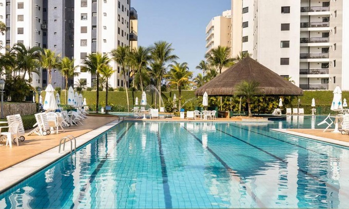 Riviera de Sao Lourenco Apartamento | RIVIERA DE SÃO LOURENÇO - CONDO ACQUA A 0,5 MINUTO DA PRAIA - estilo resort! Apto com ar condicionado e wifi