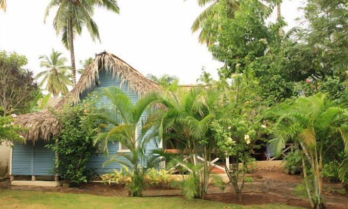 Las Terrenas Cabaña | Robinson Crusoe Caribe Syle Cottage, Vida sencilla 2 minutos a pie de la playa