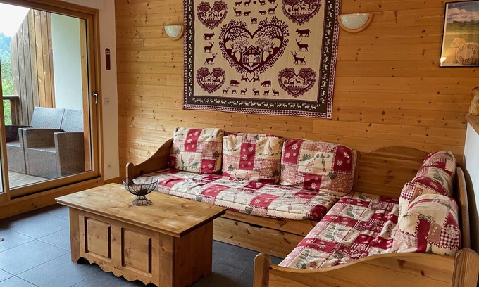 Laveissiere Apartamento | Rocher du Cerf, skis aux pieds, 3 ch,2 sdb