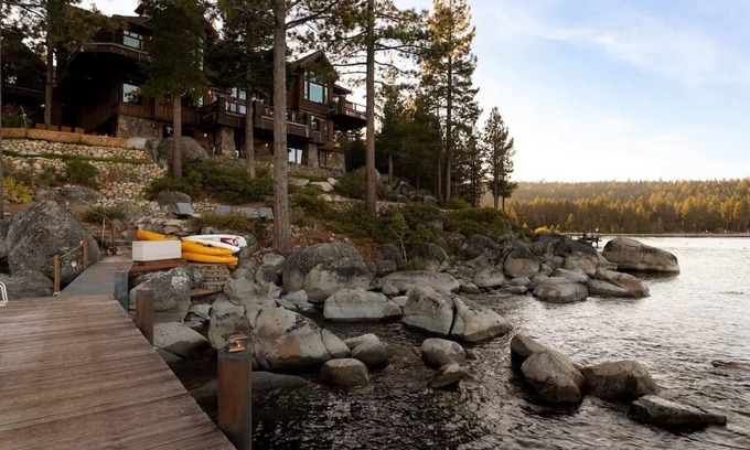 Meeks Bay Casa | Rockhaven Tahoe Lake Front Estate con playa privada
