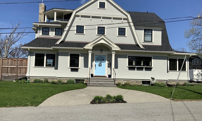 Rockport Casa | Rockport, MA 3 BR 2017 Old Garden Beach Home con magníficas vistas y jacuzzi