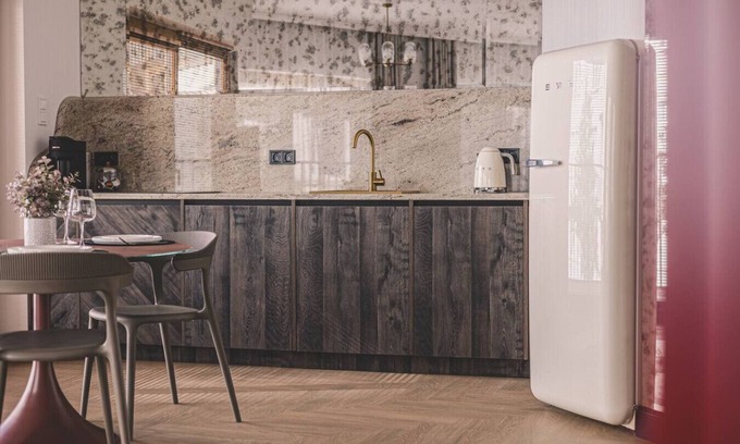 Bydgoszcz Apartamento | Rojo - Aksamitne Tony Ponad Starym Miastem