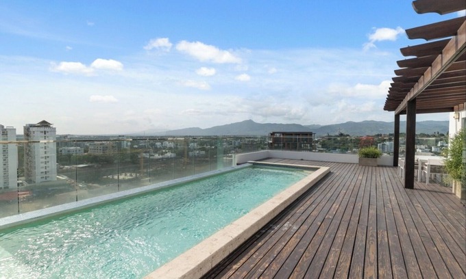 Santiago Province Apartamento | Romantic hotel like apartment w/hot tub, Roof top pool! 5 mins from cassino,mor