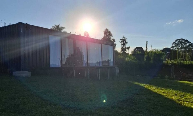 Campo Largo Cabina | Romantic cabin Ninho do Quero-Quero - With hot tub.