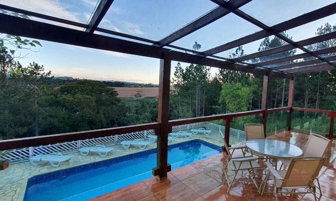 Piratuba Cabaña | Romantic in the Dam, Cozy, Fireplace and Playground 🐶 🏡