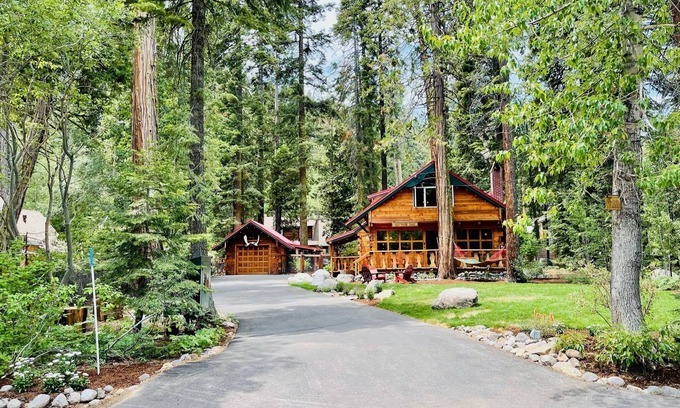 Timberland Cabina | Log Cabin romántica con bañera de hidromasaje e Internet (perros)