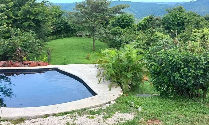 Ostional Cabaña | Romantic ocean view cottage with pool - private and secluded