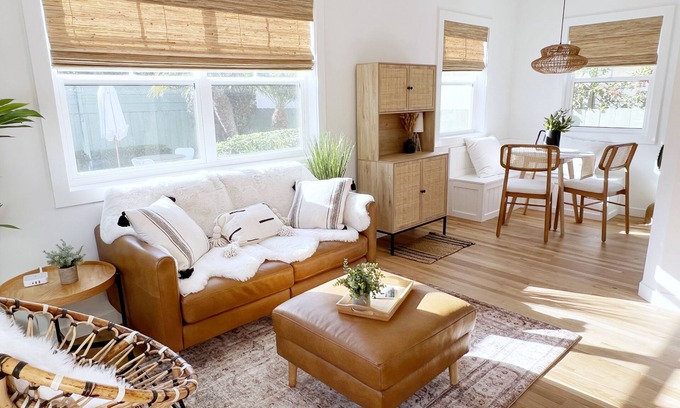 Encinitas Cabaña | Romantic Remodeled Historic Sea Cottage w/Fireplace - Encinitas Moonlight Beach