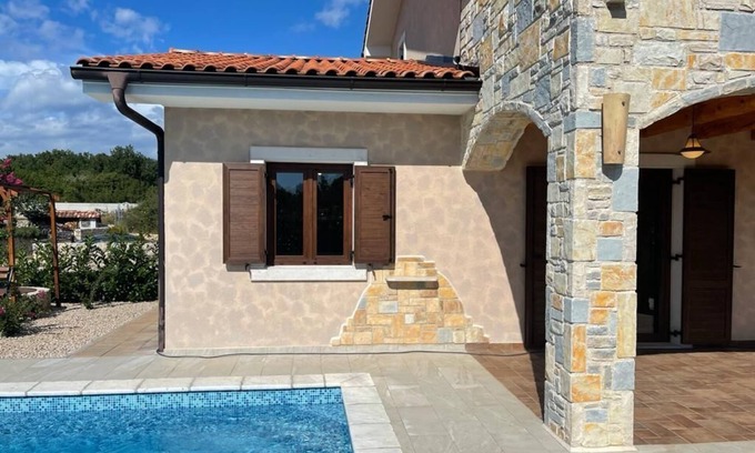 Linardici Casa | Romantic villa with private pool, sea view and outdoor kitchen