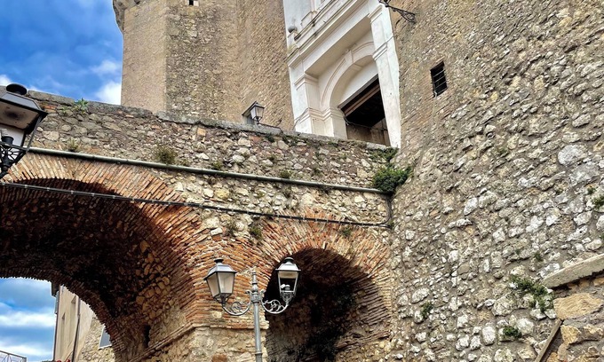 Civitella San Paolo Casa | Rome Castle House with Meals & Wine, Private Balcony with Interior Castle Views.