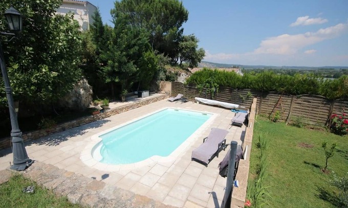 Saint-Etienne-des-Sorts Casa | Rona, Comfortable house with views of the Rhone