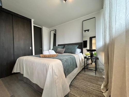 Downtown Santiago Apartamento | Rondizzoni, Aire acondicionado, 2 min al Metro, in front of MovistarArena, park view
