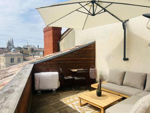 Hotel de Ville - Quinconces Apartamento | Rooftop dans l’hyper centre