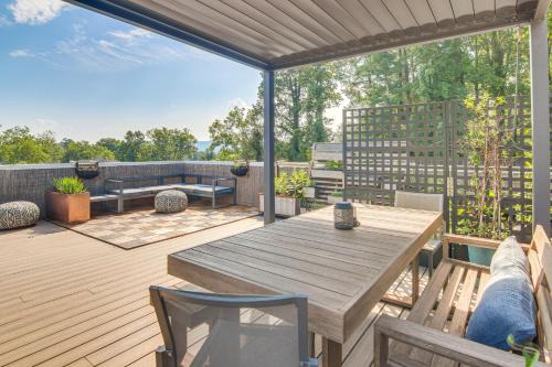 Brevard Casa | Rooftop Deck, Sweeping Views Chic Home in Brevard