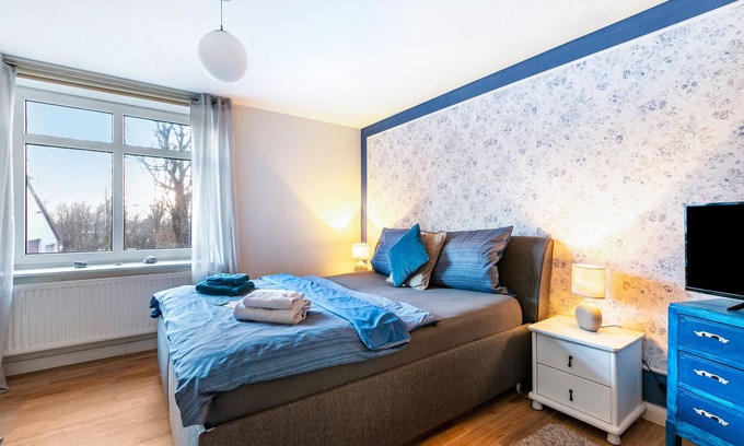 Cecilienkoog Apartamento | Habitación 'Blauquarz' con jardín compartido y Wi-Fi