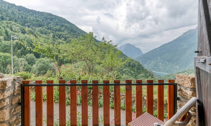 Oz Apartamento | Habitación 'Chambre 5' con vistas a la montaña y balcón