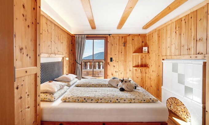 Villandro Apartamento | Habitación 'Grün' con terraza compartida, jardín compartido y Wi-Fi