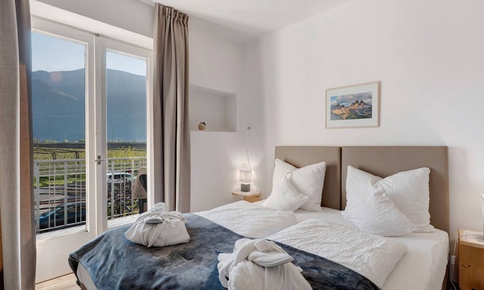 Vilpiano Apartamento | Habitación 'Haus Burger Vilpian 1' con vistas a la montaña, balcón y Wi-Fi