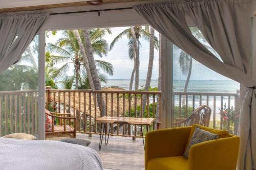 Las Penitas Casa | Room in Lodge - Sandia 8 - Double room with sea view, terrace or balcony