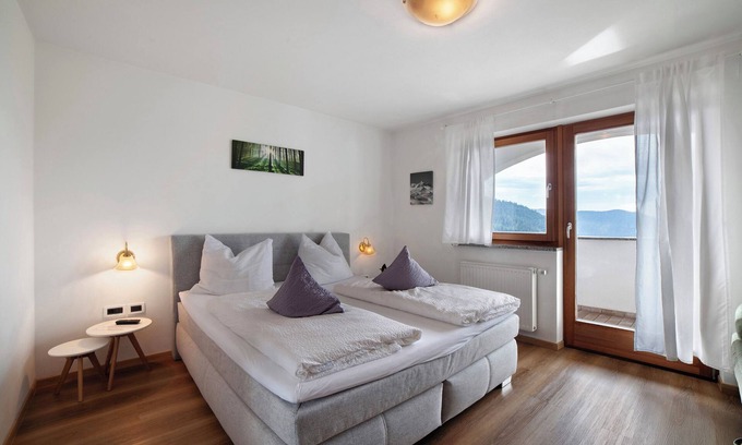 Meltina Apartamento | Habitación 'Klausthaler Zimmer 22' con vistas a la montaña, terraza compartida y Wi-Fi