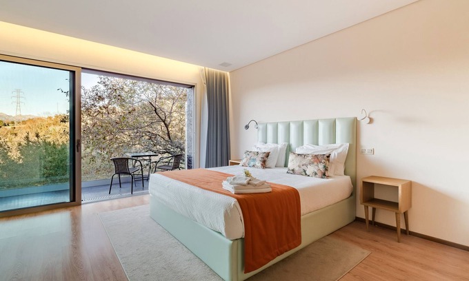 Ventosa Apartamento | Habitación 'Queen 4 - Oak Nature' con piscina compartida, terraza compartida y Wi-Fi