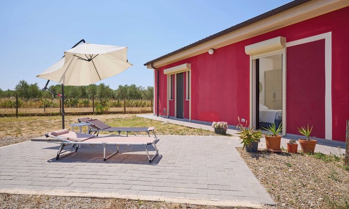 Riotorto Apartamento | Habitación 'Riotorto' con terraza compartida, Wi-Fi y aire acondicionado
