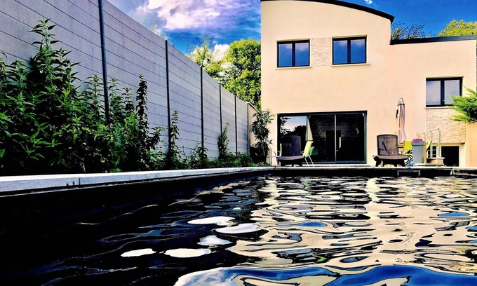 Ay Villa | Habitación con piscina privada y spa