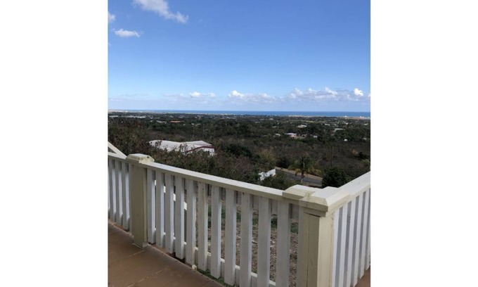 Estate Whim Casa | Roomy 3 bedroom two bath structure on a hill overlooking the Caribbean Sea