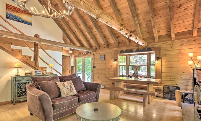 Town of Colchester Cabina | Roscoe Retreat: 3 Mi to Beaverkill River Fishing!